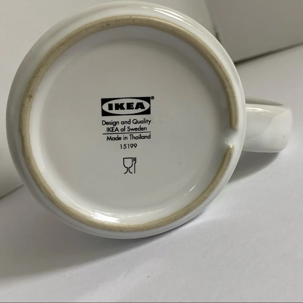 IKEA Mug Desserts Cakes Tea Party Pots Cups Cupcakes Ceramic Coffee Pastel color